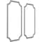 Ekena Millwork 31-in. W x 62-in. H Foster Running Coin Panel Moulding Kit Double Panel PMLKFO31X62B - alternate 5